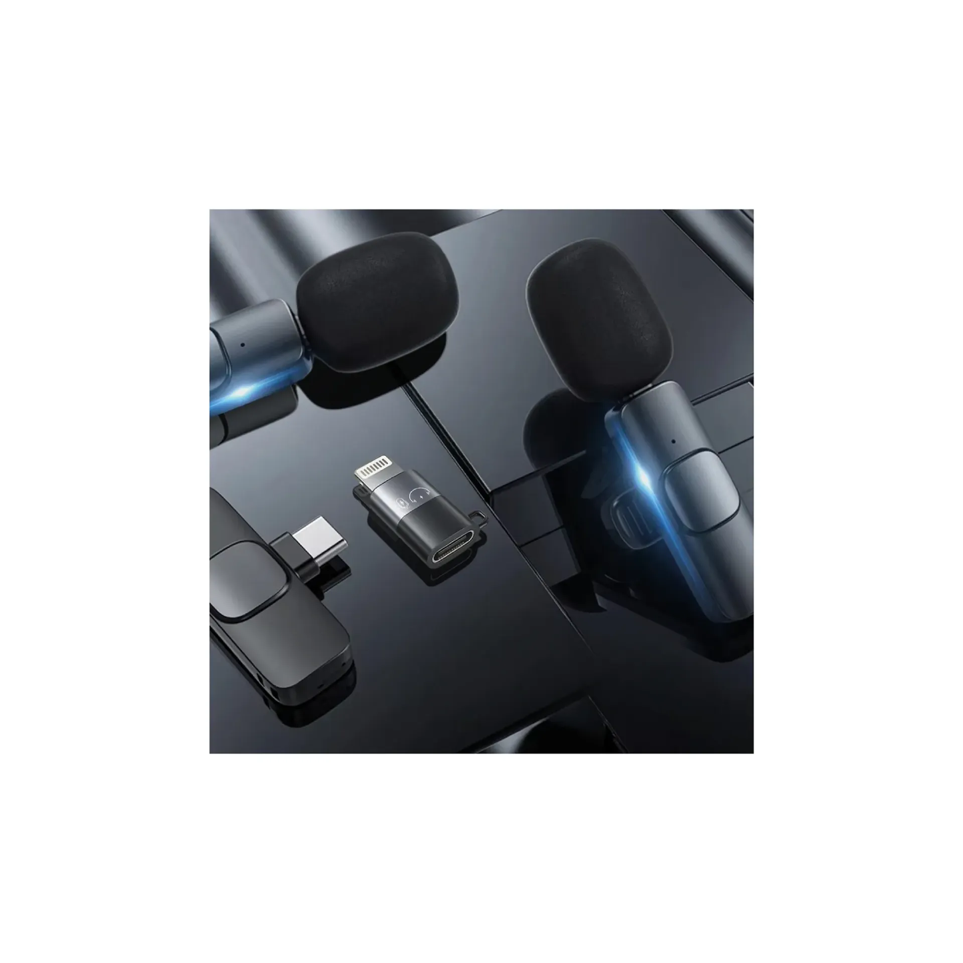 SUNIX MK-10 Wireless Mikrofon – Kabelloses Lavalier Mikrofon Set