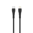 SUNIX SC97 USB-C auf Lightning Ladekabel Schwarz Schnellladekabel