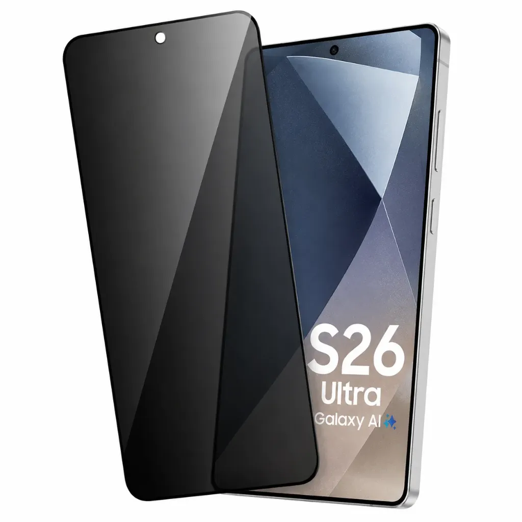 SUNIX 6D Privat Panzerfolie Samsung S26 Ultra Full Cover Fingerabdruck