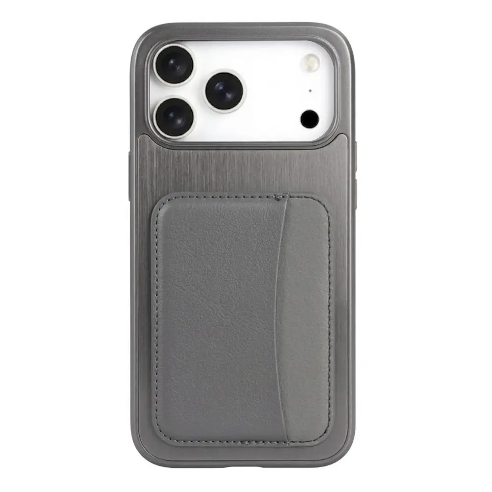 SUNIX IPHONE 16 PRO MAX Silber Wallet Case Klapphülle Handyhülle Kartenfach