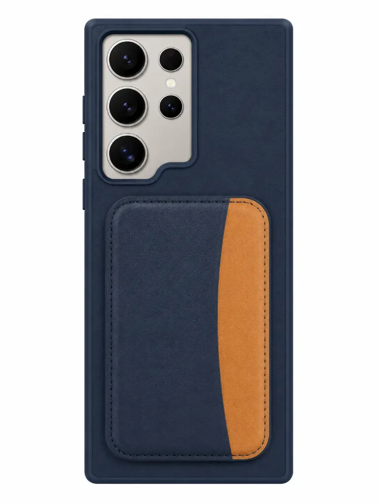 SUNIX SAMSUNG S25 ULTRA Blau Wallet Case Klapphülle Handyhülle Kartenfach