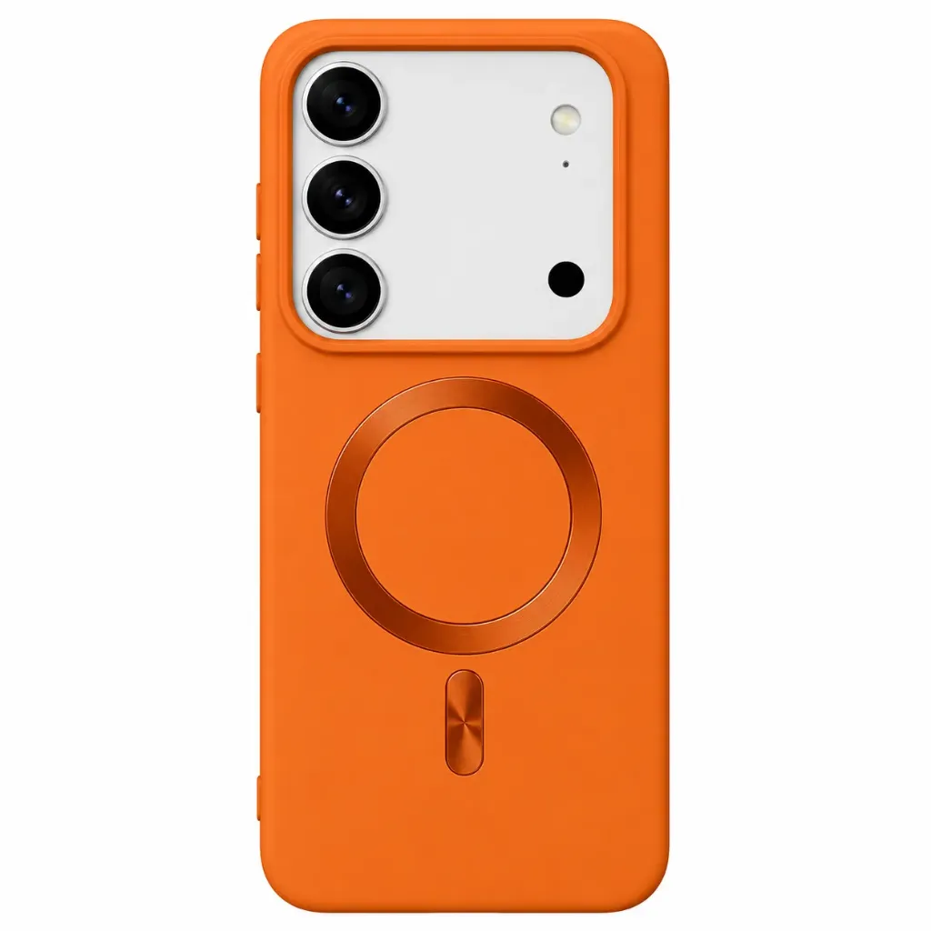 SUNIX SAMSUNG S26 Orange Nova MagSafe Handyhülle Schutzcase Cover