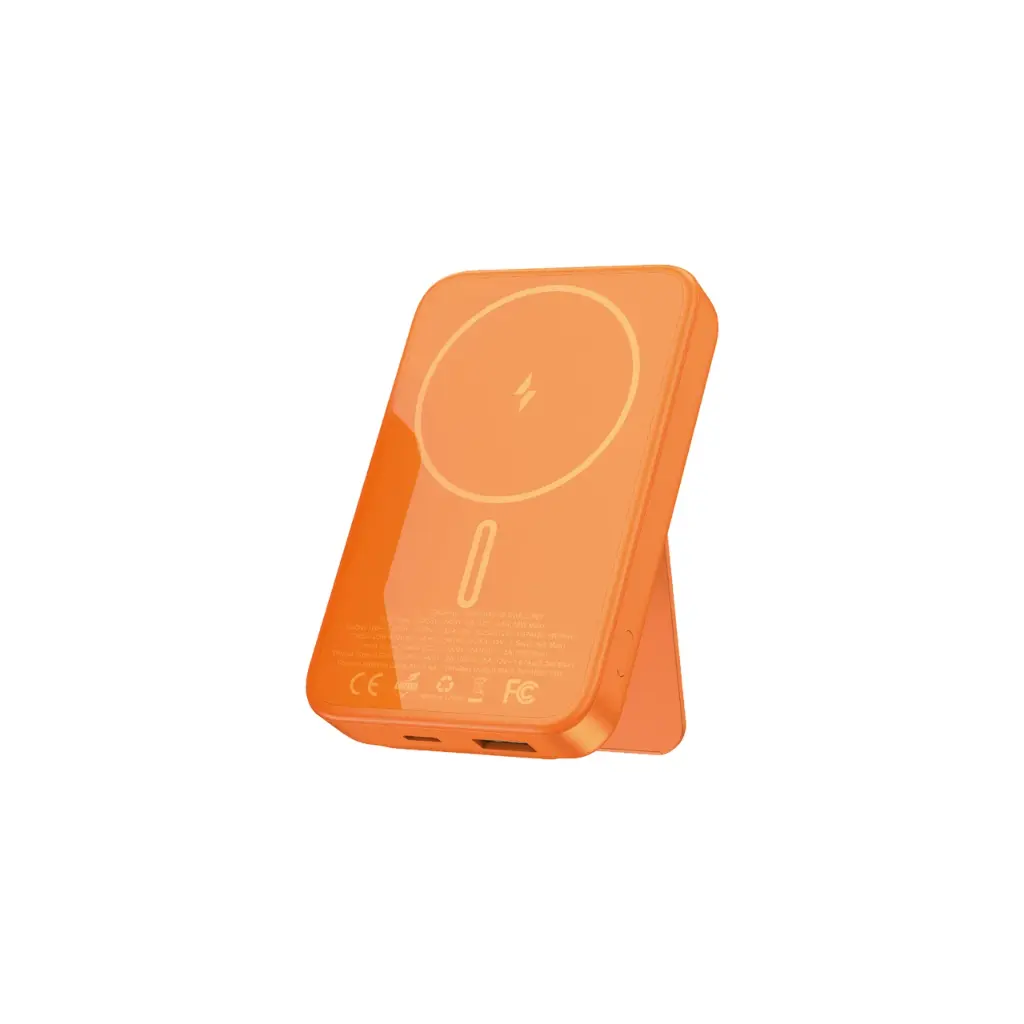 SUNIX PB160 MagSafe Powerbank 10000mAh Wireless Magnetisch Orange