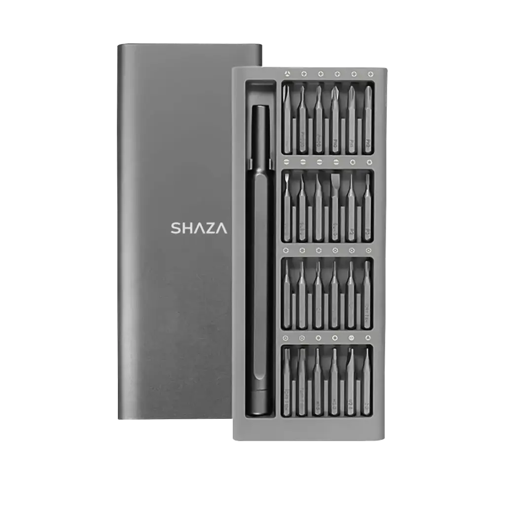 SHAZA PrecisionPro 24 in 1 Präzisions-Schraubendreher Set Feinmechaniker Werkzeug