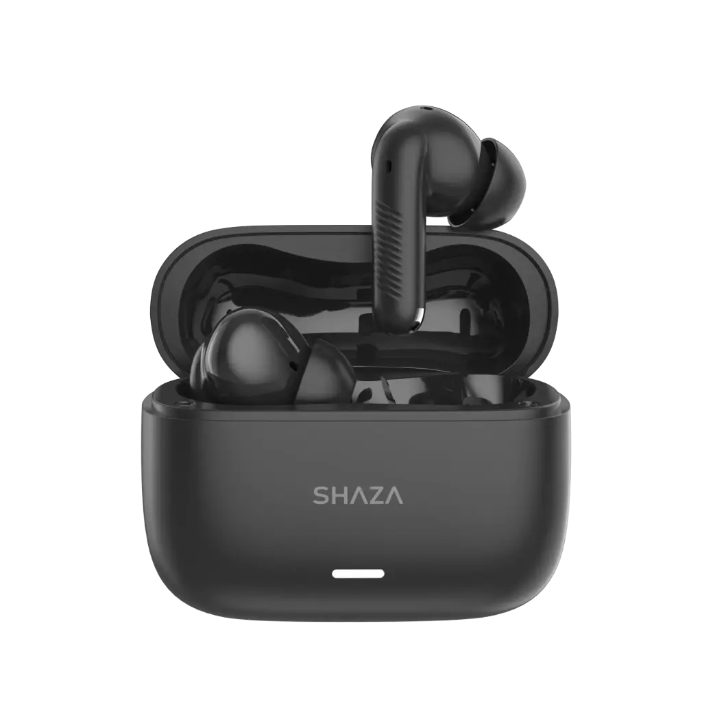 SHAZA S Sound SS3515 Bluetooth Earbuds ANC ENC 4 Mikrofone TWS Kopfhörer Schwarz