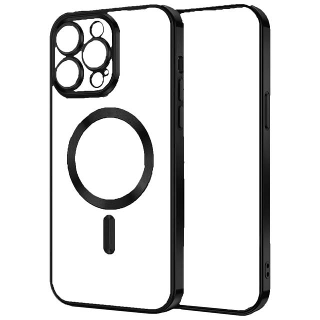 SUNIX Hülle für iPhone 18 Bunte MagSafe Schutzhülle Schwarz Case