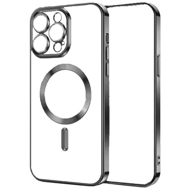 SUNIX Hülle für iPhone 18 Pro Bunte MagSafe Schutzhülle Dunkelgrau Case