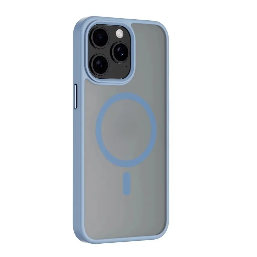 SUNIX Hülle für iPhone 18 Design MagSafe Schutzhülle Hellblau Case