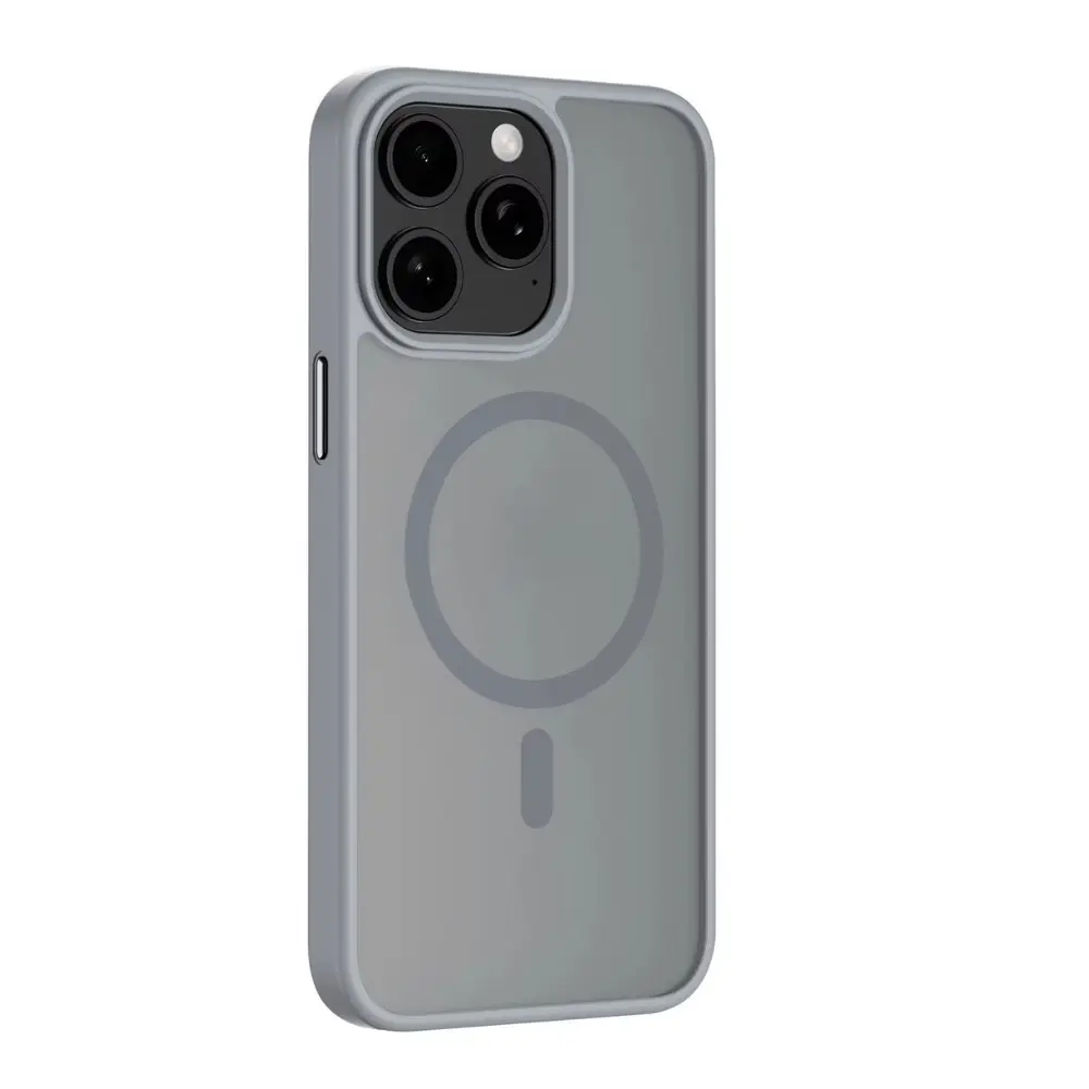 SUNIX Hülle für iPhone 18 Pro Max Design MagSafe Schutzhülle Silber Case