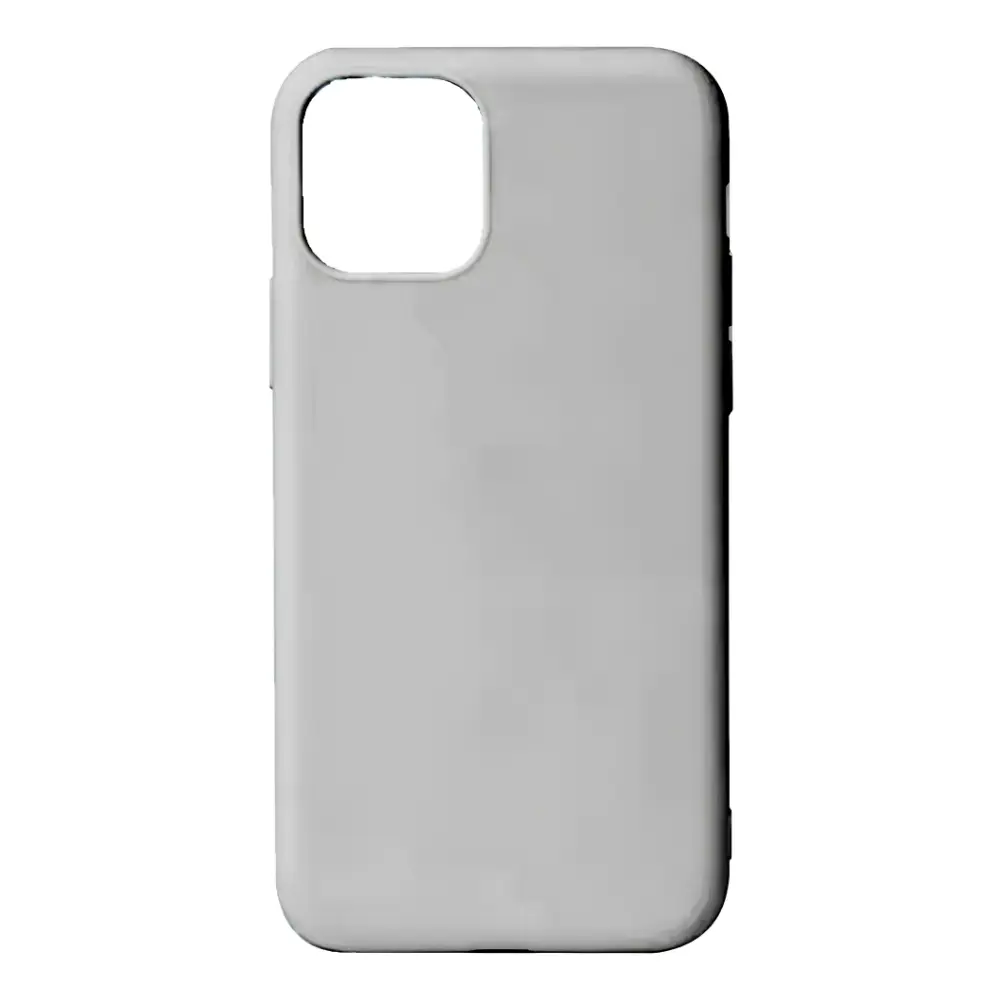 SUNIX Silikon Hülle für iPhone 18 Pro Silber Schutzcase