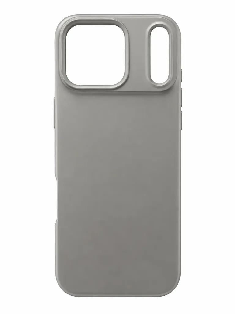 SUNIX Silikon Hülle für iPhone 18 Pro Dunkelgrau Schutzcase