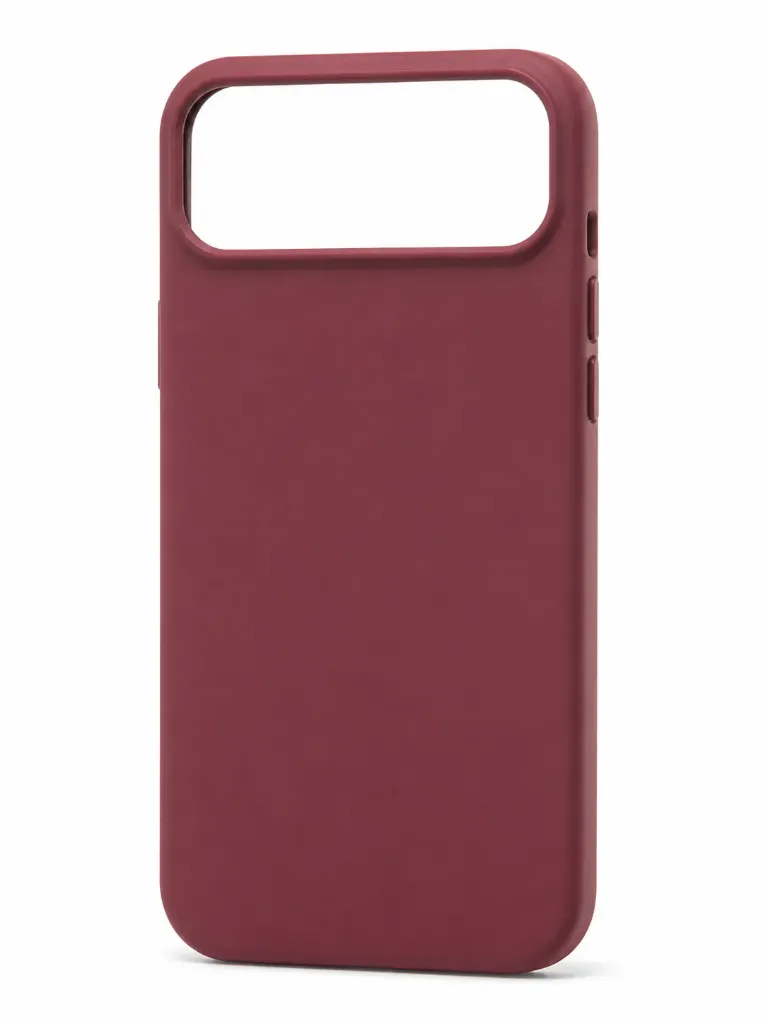 SUNIX Silikon Hülle für iPhone 18 Pro Dunkel Cherry Schutzcase