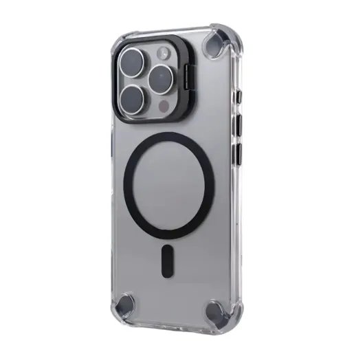 SUNIX Showy MagSafe Hülle für iPhone 18 Schwarz Schutzcase