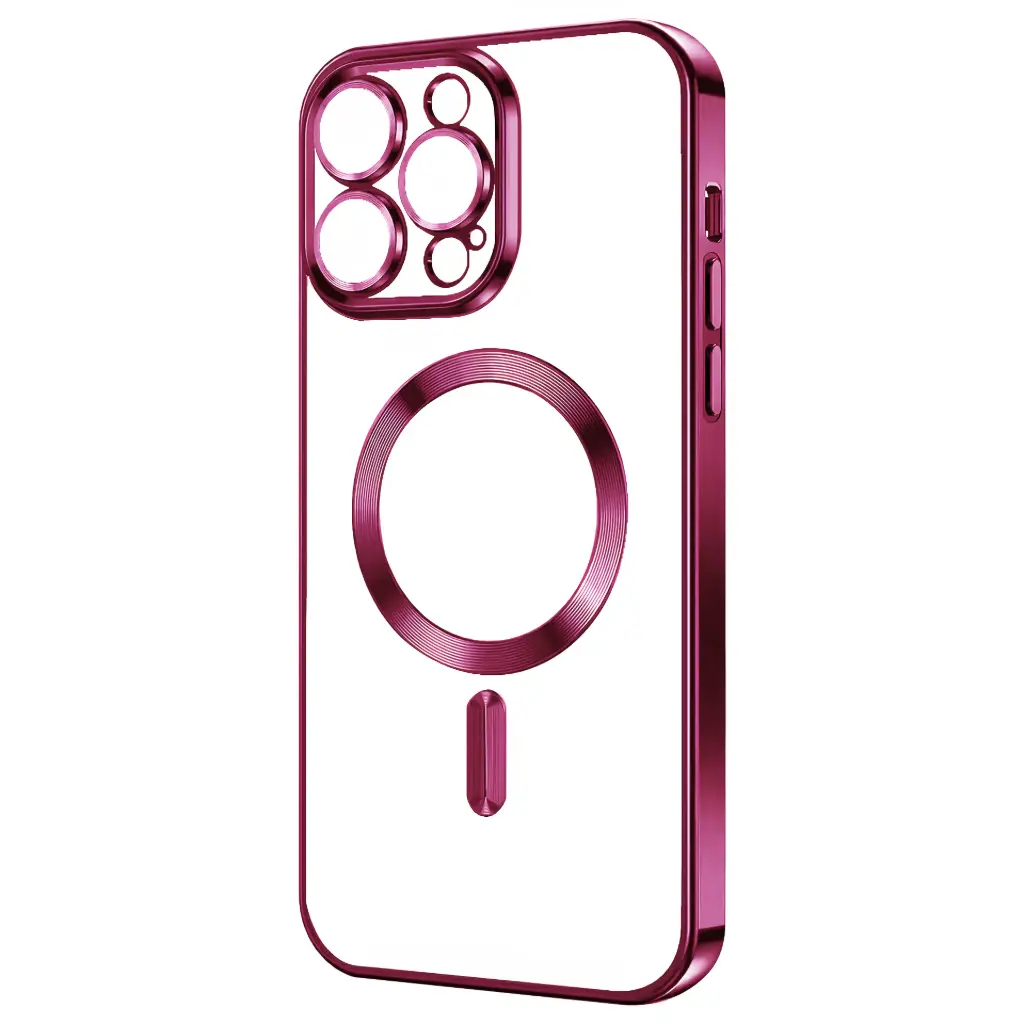 SUNIX Bunte MagSafe Case für iPhone 18 Magnetische Schutzhülle Dark Cherry