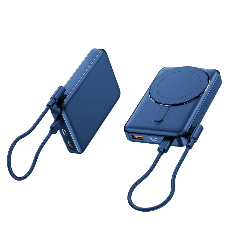 SUNIX PB10 MagSafe Powerbank 10.000 mAh kabellose Ladestation Dark Blue