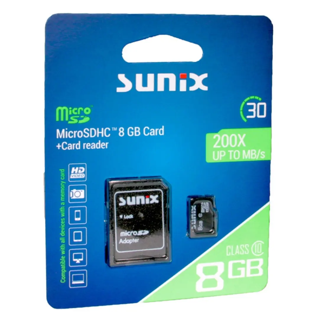 8 GB MICRO SD CARD