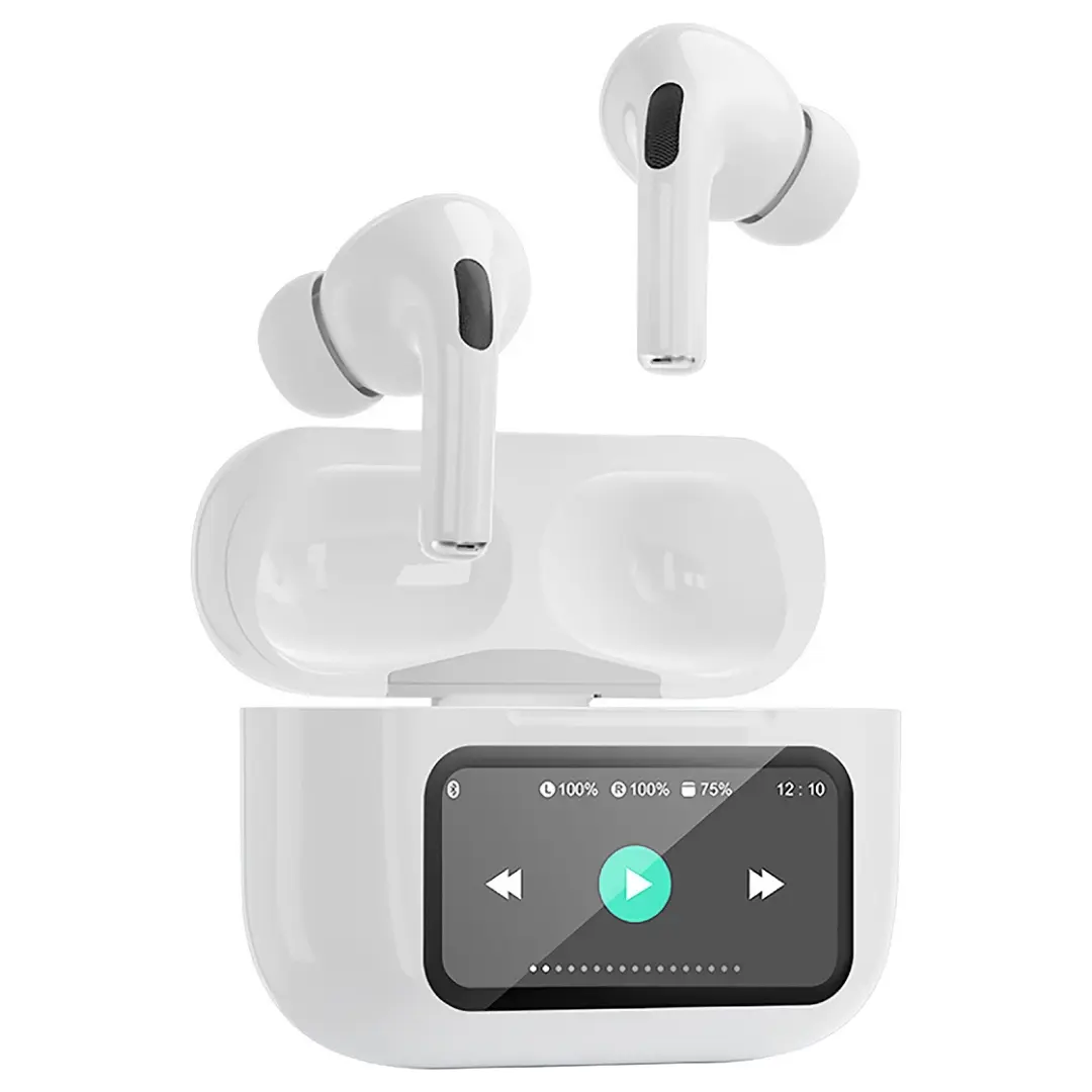 Sunix BLT-60 Bluetooth Kopfhörer In-Ear Wireless Headset ANC ENC Touch Display