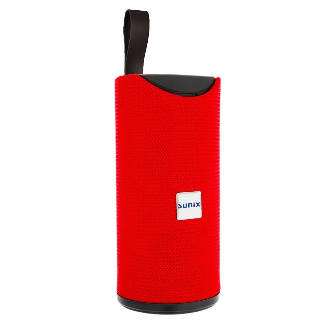 Sunix BTS-33 Bluetooth Lautsprecher Box Musik AUX USB TF Outdoor Rot Akku