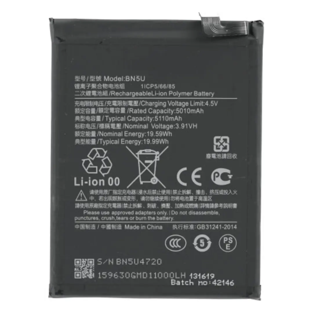 OEM BATTERY FOR XIAOMI REDMI NOTE 14 BN5U