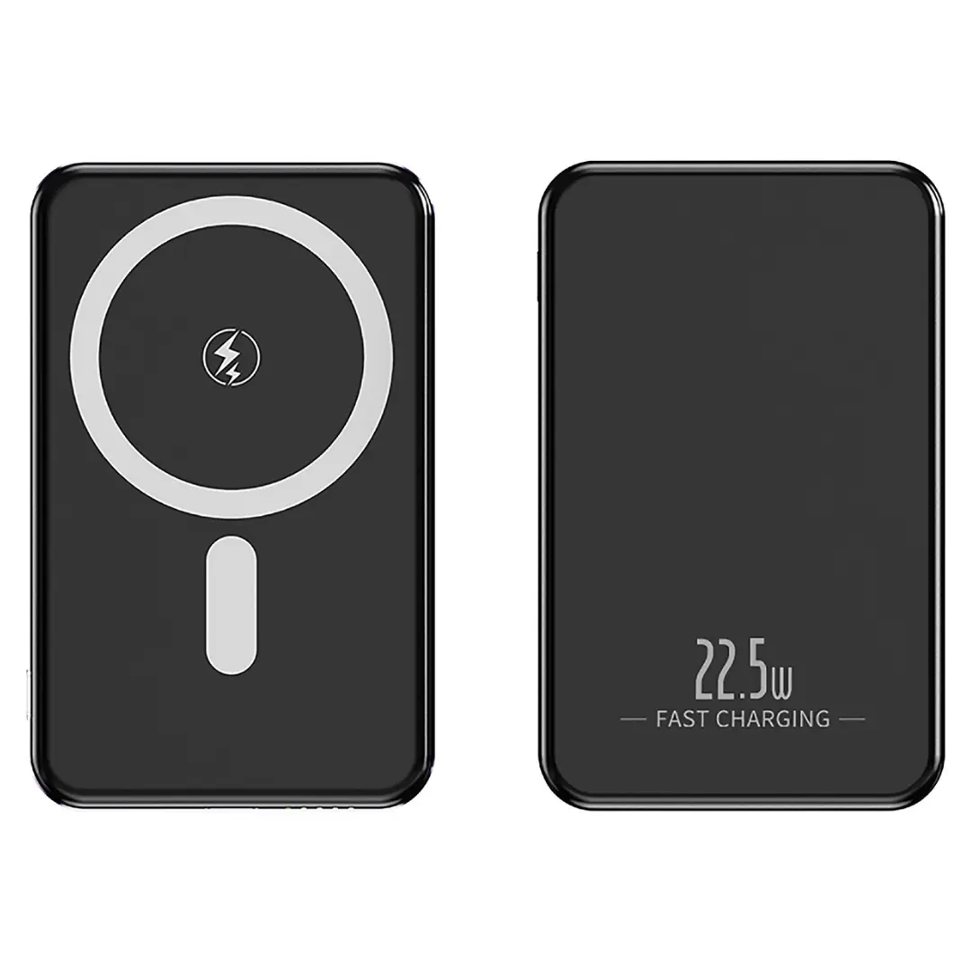 Sunix PB-54 Powerbank 5000mAh Wireless Magnetisch Externer Akku - Black