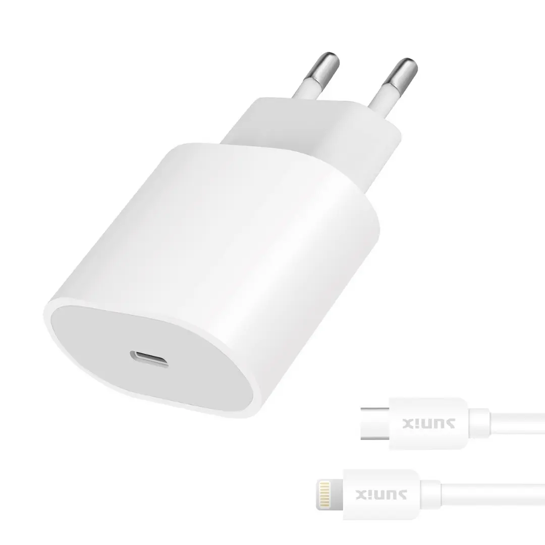 20W USB C Ladegerät PD Schnellladegerät mit USB C Kabel Set
