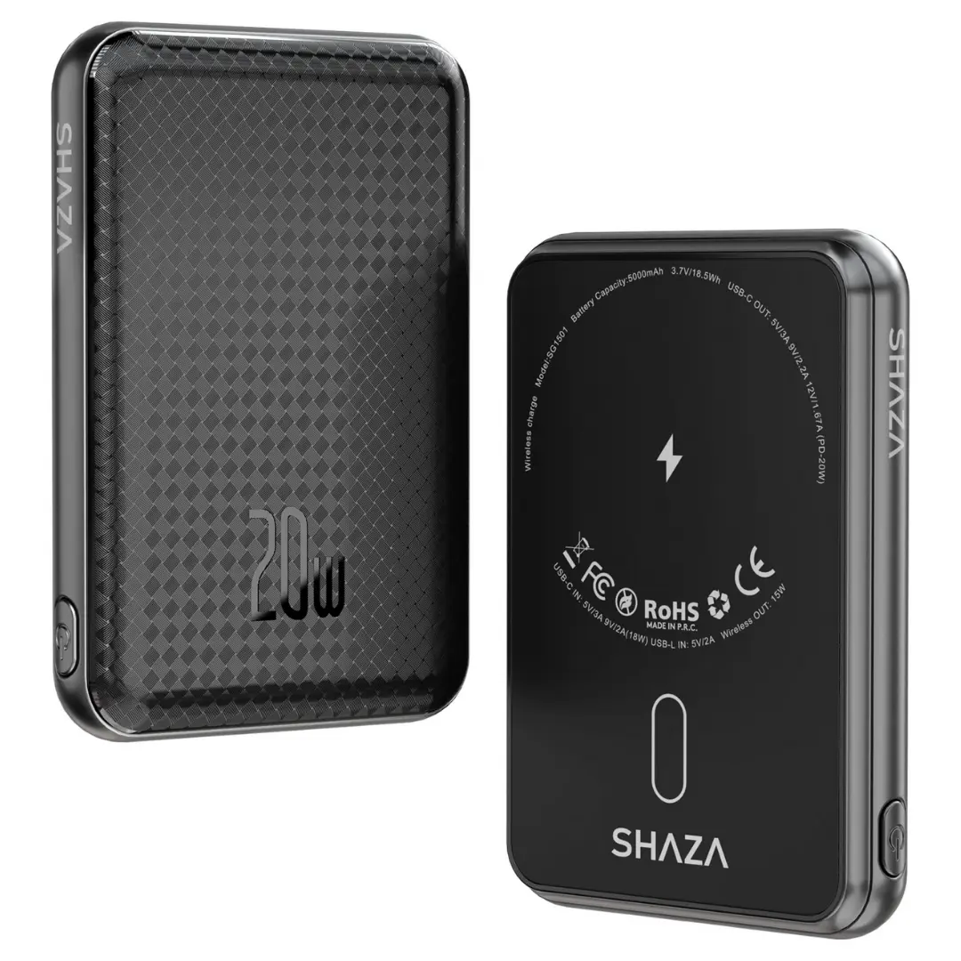 SHAZA MAGSAFE POWERBANK 5000 MAH BLACK