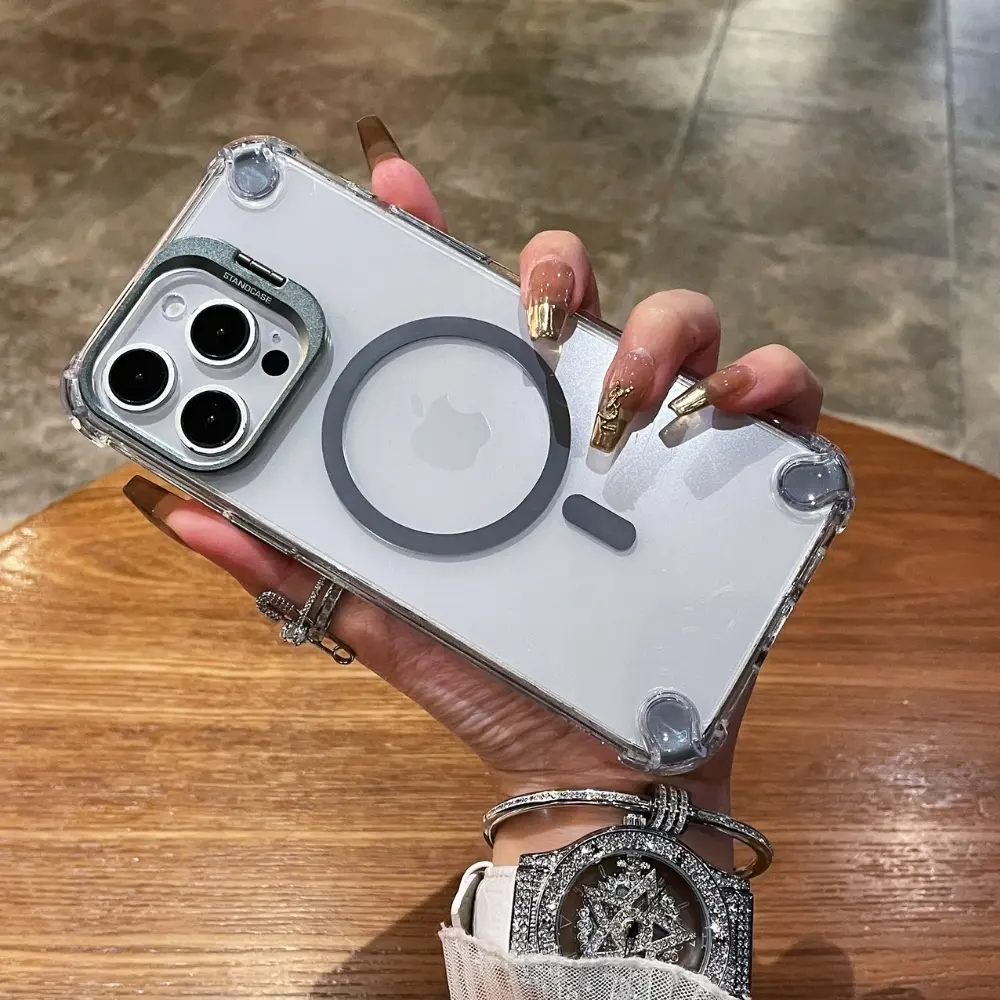 SUNIX SHOWY MAGSAFE CASE FOR IPHONE 17 AIR SILVER