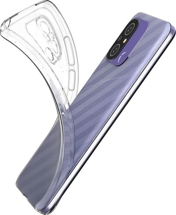 Ultraklare 0,5-mm-Hülle für Xiaomi Redmi 11A / Poco C55 / Redmi 12C, dünne Abdeckung, transparent