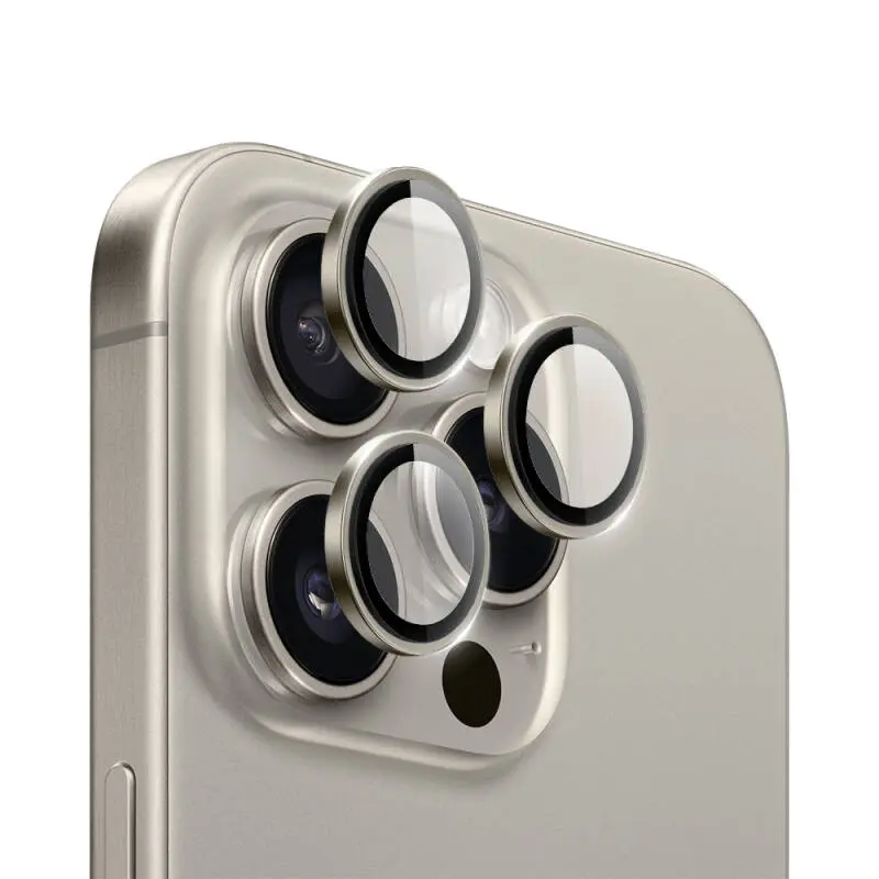 SUNIX CAMERA LENS PROTECTOR REDESIGNER FOR IPHONE 15 PRO MAX WHITE
