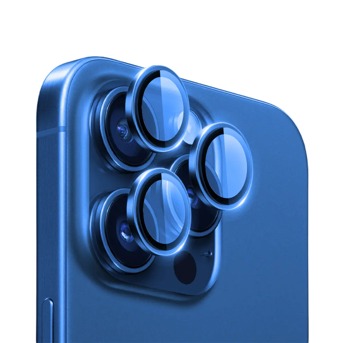 SUNIX CAMERA LENS PROTECTOR REDESIGNER FOR IPHONE 16 PRO MAX BLUE