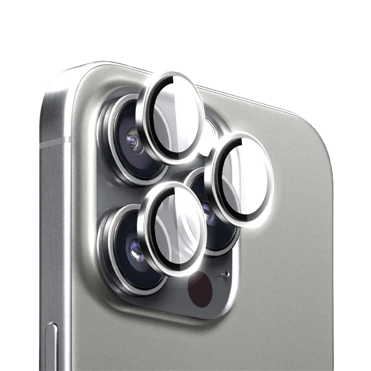 SUNIX CAMERA LENS PROTECTOR REDESIGNER FOR IPHONE 16 PRO MAX WHITE