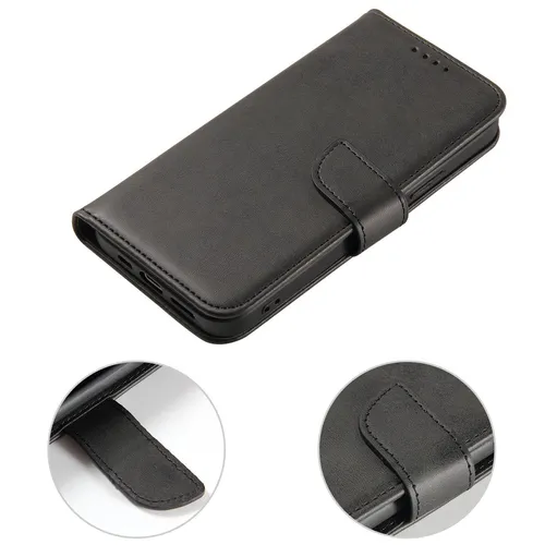 Magnet Case für Samsung Galaxy S23 Ultra Flip Cover Wallet Stand schwarz