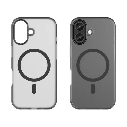 Magnetische Schleifhülle für iPhone 17, kompatibel mit MagSafe – Mattschwarz