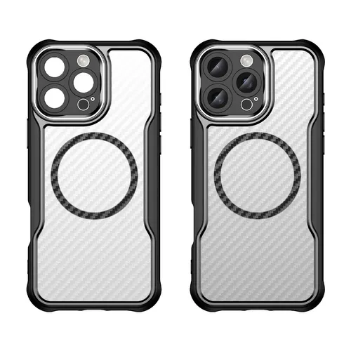 Leading Series MagSafe Silikonhülle für iPhone 16 Pro – Schwarz