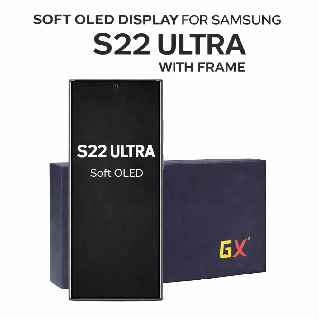 SOFT OLED DISPLAY FOR SAMSUNG S22 ULTRA WITH FRAME