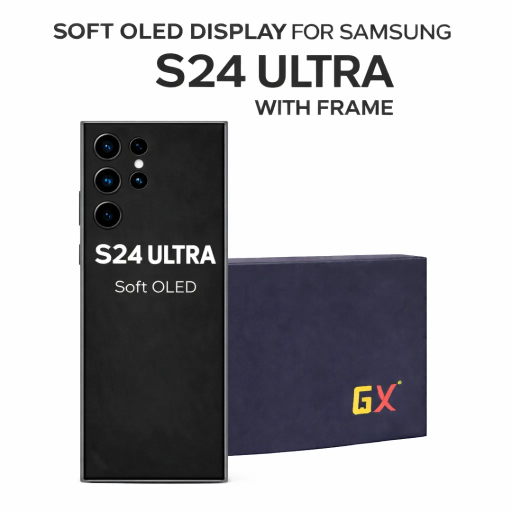 SOFT OLED DISPLAY FOR SAMSUNG S24 ULTRA WITH FRAME